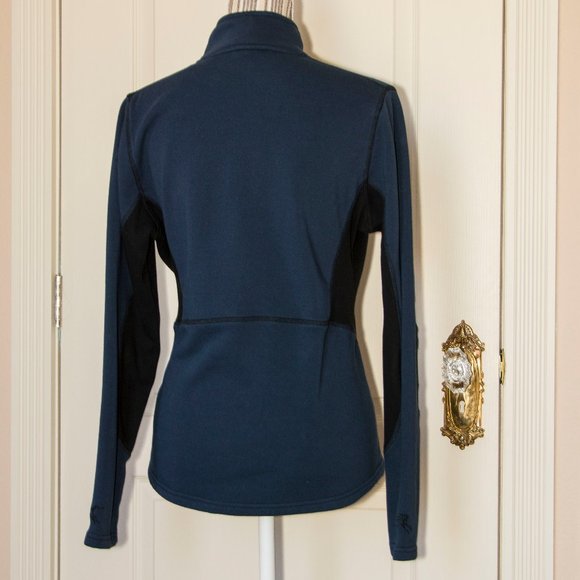 Kerrits Fleece Half Zip Riding Top M Admiral Blue - Picture 2 of 10